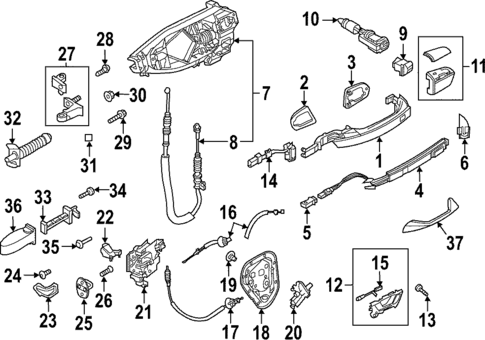 Lock & Hardware for 2025 Audi RS7 Sportback #1