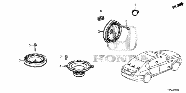 Speaker for 2017 Honda Accord #0