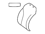 22291010167M48 - Body: Seat Back Cover for Mercedes-Benz Image