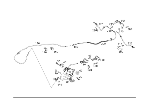 Foot Operated Parking Brake for 2015 Mercedes-Benz E550 #0