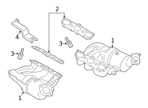 Exhaust Manifold for 2016 Porsche Cayman #0