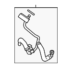 PC3Z8260C - Belts &amp; Cooling: Radiator Coolant Hose for Ford Image