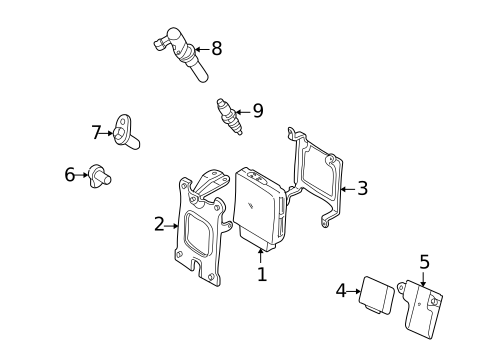 Control Modules for 2004 Mazda MPV #0