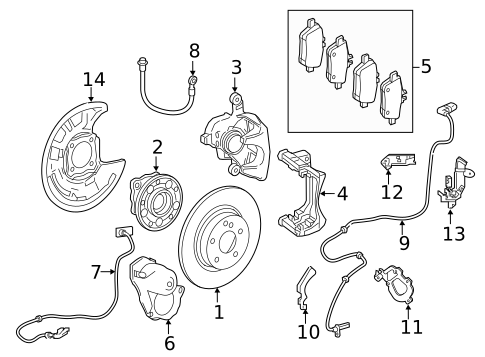 Parking Brake for 2019 INFINITI QX30 #0