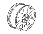 9597710 - Suspension: Wheel, Alloy for GMC: Terrain Image