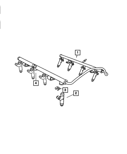 Fuel Rail for 2004 Dodge Durango #0