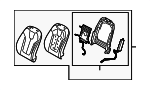 88300K9041SJA - Body: Seat Back Assembly for Hyundai Image