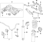 84734656 - : Cross-Member Bushing for Honda Image