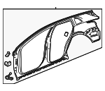 84607877 - Body: Uniside Panel for Cadillac: XT5 Image