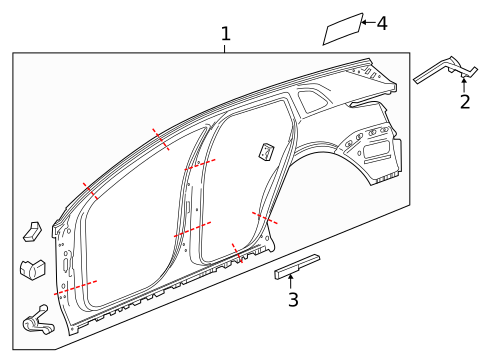 Uniside for 2018 Cadillac XT5 #0