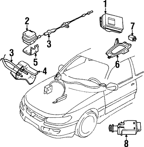 Cruise Control System for 2001 Cadillac Catera #0