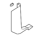 4L1867271D1CT - Body: Cowl Trim for Audi Image