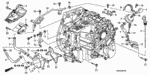24901RNA000 - Transmission - Automatic: COVER, CONTROL WIRE for Honda Image