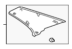 6247153021A0 - Body: Quarter Pillar Trim for Lexus: IS300 Image