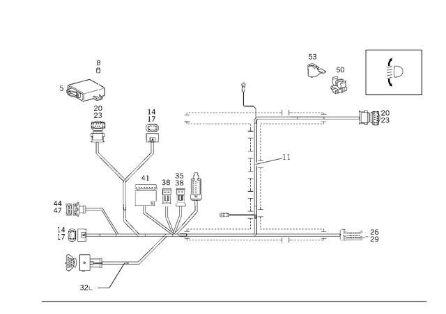 29943045 - Electrical System: Securing for Mercedes-Benz Image image