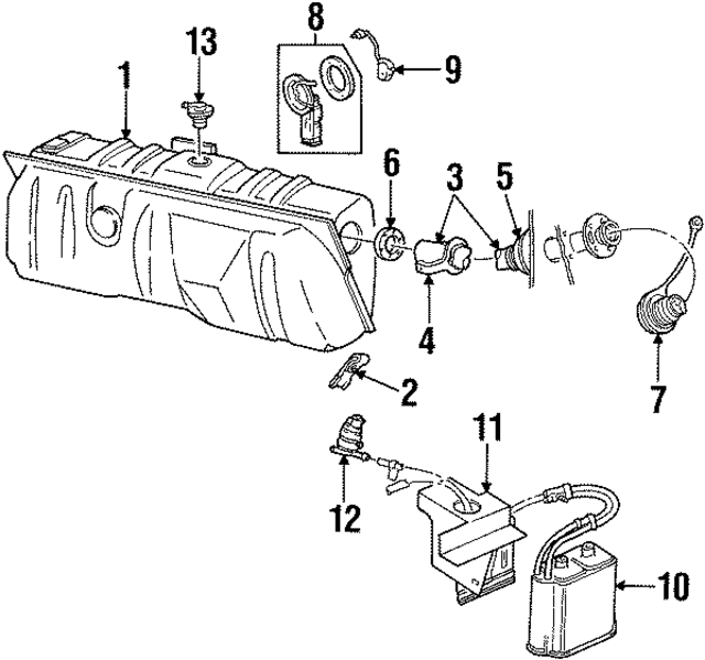 CX1557 - Fuel System: Vapor Canister for Ford Image
