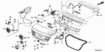 91902S2X003 - Body/Air Conditioning: PLASTER, WIRE HARNESS (50X100) for Honda Image