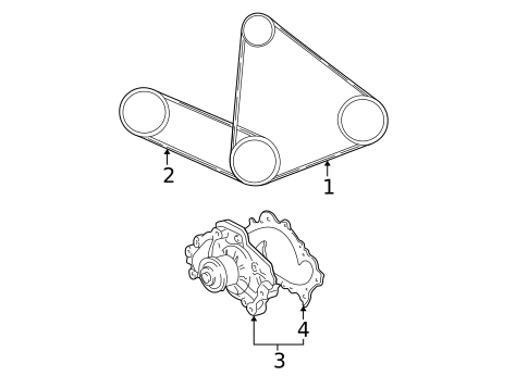 Water Pump for 2000 Toyota Solara #0