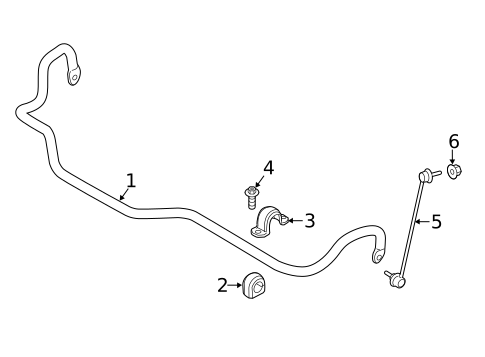 Stabilizer Bar & Components for 2016 BMW X4 #1