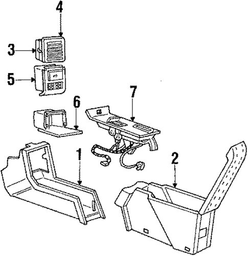 Center for 1988 Chrysler LeBaron #0