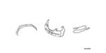 8P35SL0200R1 - Accessory Components: HARDWARE KIT, NOSE MASK for Honda Image