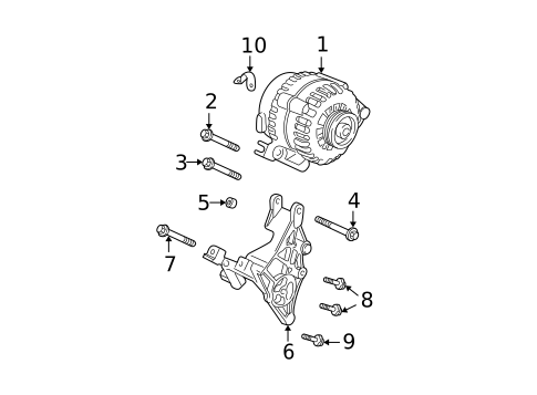 Alternator for 2001 Chevrolet Monte Carlo #0