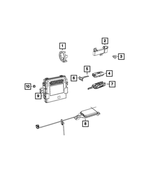 68324053AA - Electrical: Transmitter Key for Mopar Image