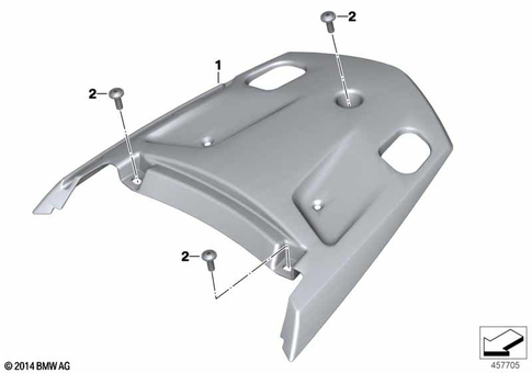 Motorcycle Trim Section, Windshield for 2016 BMW-Motorrad K 1600 GT #40