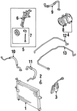 K01A61461E - : AC Hose for Kia: Sportage Image