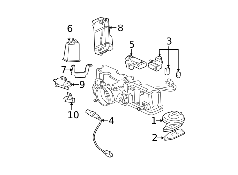Evaporative System for 1999 Pontiac Sunfire #0