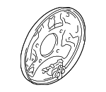 88971159 - Brakes: Backing Plate for Pontiac: Vibe Image