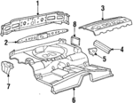 E3ZZ6140320A - Body: Rear Body Panel for Ford: Mustang Image