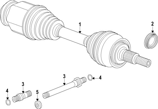 24052066 - : Output Shaft Bearing for GM Image