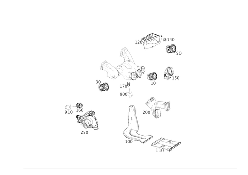 Air Ducting for 2014 Mercedes-Benz CLA250 #0