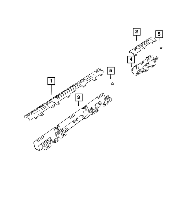 6101968 - Interior Trim: Hex Nut And Washer for Mopar Image