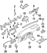 6893567U61 - : Trim for INFINITI: Q45 Image