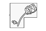 74480T20A00 - Body: Fuel Pocket for Honda Image