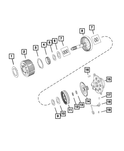 Gear Train for 2015 Fiat 500 #0