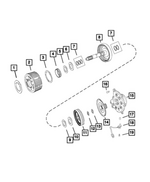68110966AA - AS60T; 6 Speed; Automatic Transaxle: Thrust Washer for Fiat: 500 Image