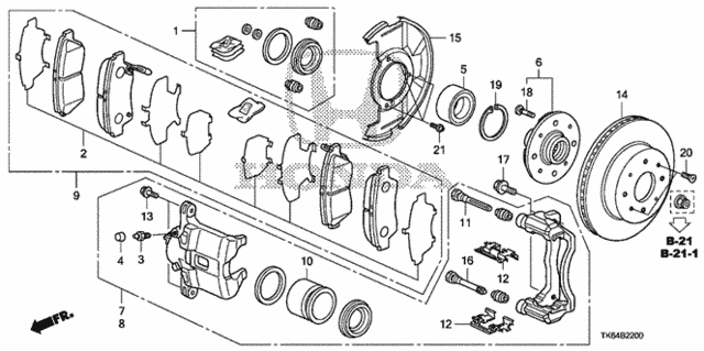 Front Brake for 2012 Honda Fit #0