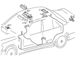 8209301 - Electrical System: Interior Lamp for Mercedes-Benz: 190D, 190E, 200, 200D, 300D, 300E Image