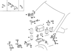 1238211414 - : Bracket for Mercedes-Benz Image