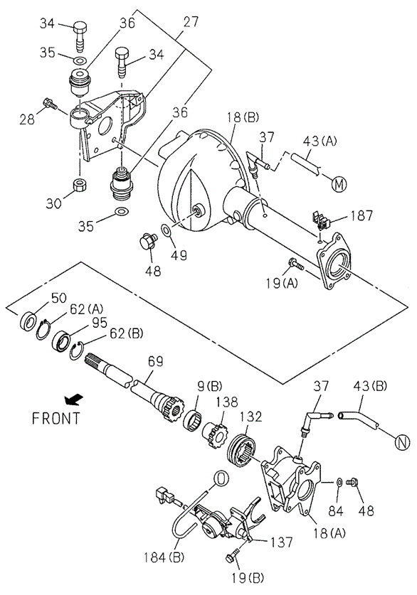 Axle Components (2) for 2002 Honda Passport #0
