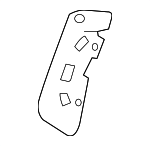 LR128516 - Body: Seat Back Frame Side Support for Land Rover: Discovery, Range Rover Velar Image