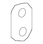 8712828010 - HVAC: Heater Core Grommet for Toyota Image