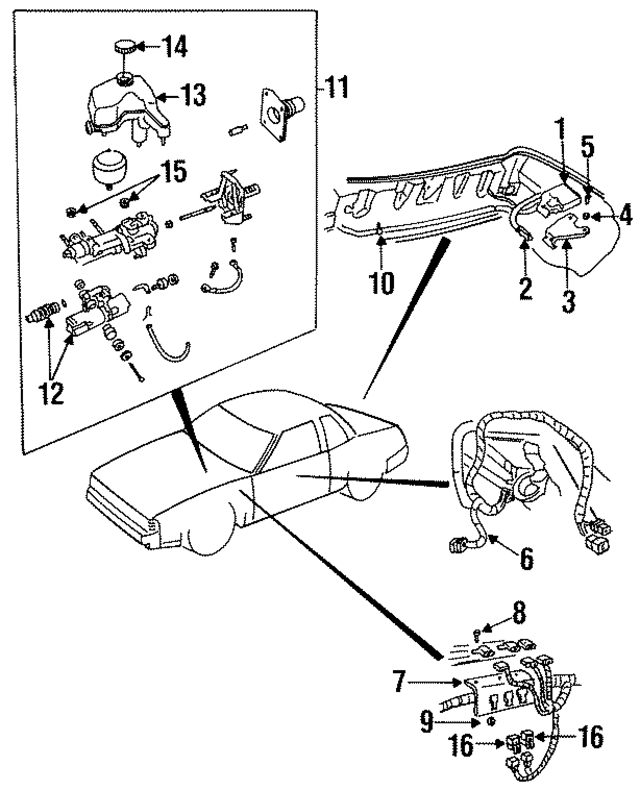 25535706 - Brakes: Brake Master Cylinder for GM Image