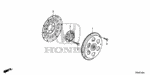 22100RTW901 - Engine: FLYWHEEL for Honda Image