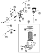 68067594AA - Fuel: Fuel Filter Bracket for Mopar Image
