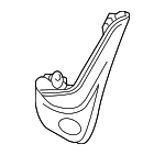 CAS000090PMA - Accessories: 2002-2005 Land Rover Freelander - Mud Guard for Land Rover: Freelander Image