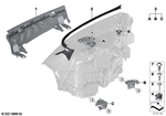 63215A220B7 - Lighting: Bracket Headlight Left for BMW Image
